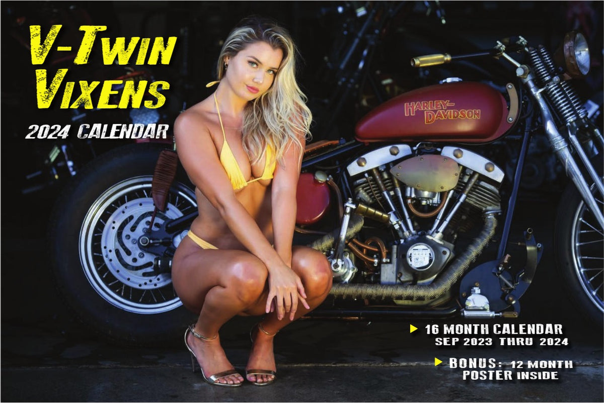 2024 V-TWIN VIXENS DELUXE WALL CALENDAR – MXBOOTY.com