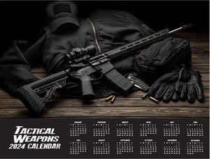2024 TACTICAL WEAPONS DELUXE WALL CALENDAR