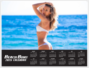 **2025 BEACH BUNS DELUXE WALL CALENDAR