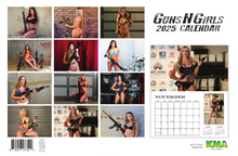 **2025 GUNS & GIRLS DELUXE WALL CALENDAR