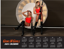 **2025 GUNS & GIRLS DELUXE WALL CALENDAR