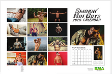 **2025 HOT GUYS DELUXE WALL CALENDAR