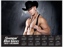 **2025 HOT GUYS DELUXE WALL CALENDAR