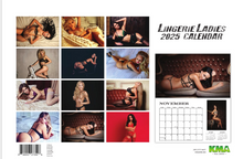 **2025 LINGERIE LADIES DELUXE WALL CALENDAR