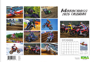 **2025 MOTORCROSS DELUXE WALL CALENDAR