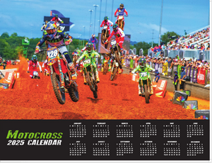 **2025 MOTORCROSS DELUXE WALL CALENDAR