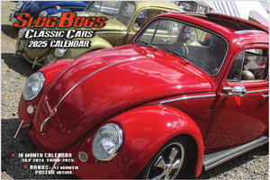 **2025 SLUG BUGS CLASSIC CARS DELUXE WALL CALENDAR