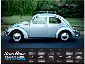 **2025 SLUG BUGS CLASSIC CARS DELUXE WALL CALENDAR