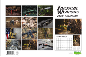 **2025 TACTICAL WEAPONS DELUXE WALL CALENDAR