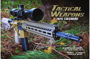 **2025 TACTICAL WEAPONS DELUXE WALL CALENDAR