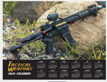 **2025 TACTICAL WEAPONS DELUXE WALL CALENDAR