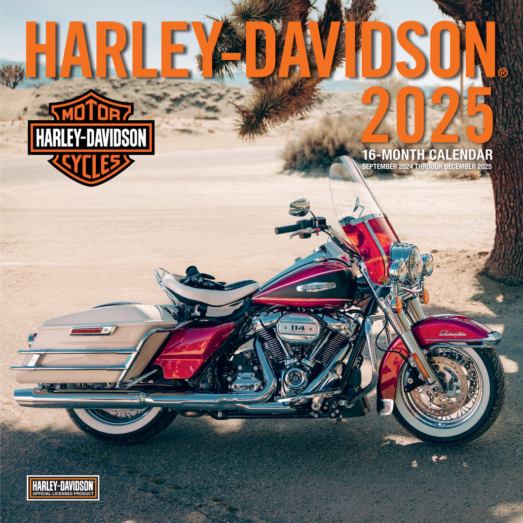 **2025 HARLEY-DAVIDSON DELUXE WALL CALENDAR 12