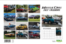 **2027 MUSCLE CARS DELUXE WALL CALENDAR