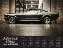 **2027 MUSCLE CARS DELUXE WALL CALENDAR