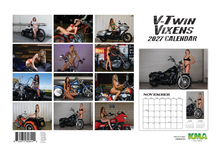 **2027 V-TWIN VIXENS DELUXE WALL CALENDAR