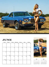 **2027 HOT GIRLS & COOL RIDES DELUXE WALL CALENDAR