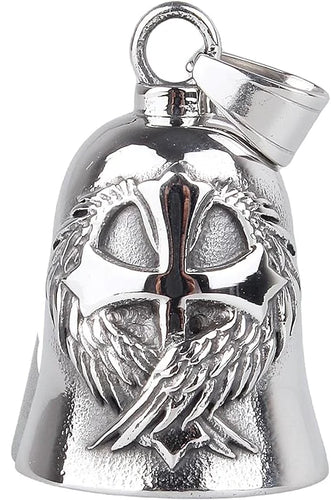 CHRISTIAN CROSS & ANGEL WINGS THE RIDE BELL
