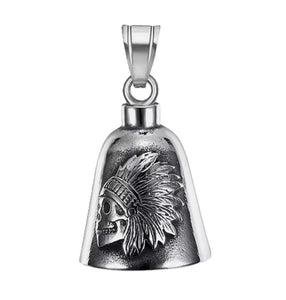 INDIAN CHIEF SKULL THE RIDE BELL