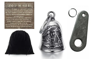 LIVE TO RIDE CHOPPER THE RIDE BELL & HANGER