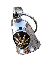 GOLD POT LEAF THE RIDE BELL & HANGER
