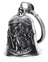 SAINT CHRISTOPHER THE RIDE BELL & BLACK HANGER