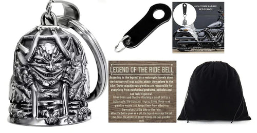 CAGED GREMLIN 3-D THE RIDE BELL & BLACK HANGER