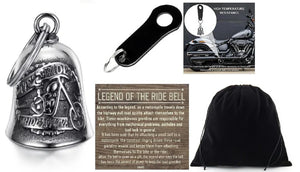 LIVE TO RIDE CHOPPER THE RIDE BELL & BLACK HANGER