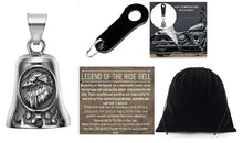 EAGLE HEAD THE RIDE BELL & BLACK HANGER