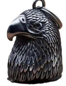 EAGLE HEAD 3-D THE RIDE BELL & HANGER