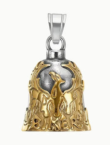 GOLD PHOENIX BIKER THE RIDE BELL