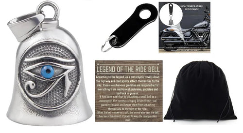 HORUS GUARDIAN EYE THE RIDE BELL & BLACK HANGER