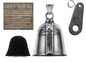 JESUS ON CROSS THE RIDE BELL & HANGER