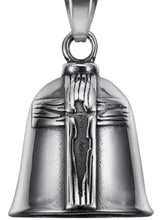 JESUS ON CROSS THE RIDE BELL & BLACK HANGER