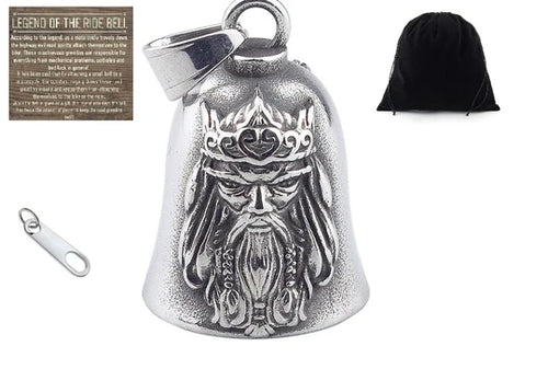 VIKING KING THE RIDE BELL & HANGER