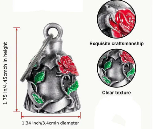 RED ROSE & HEART THE RIDE BELL