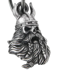 VIKING WARRIOR BEARD 3-D THE RIDE BELL & BLACK HANGER