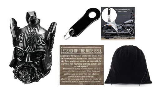 VIKING ODIN THE RIDE BELL & BLACK HANGER
