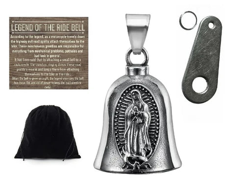 VIRGIN MARY THE RIDE BELL & HANGER