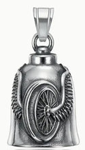 WINGED MC WHEEL THE RIDE BELL & BLACK HANGER