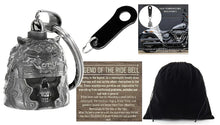 WOLF SKULL HELMET THE RIDE BELL & BLACK HANGER