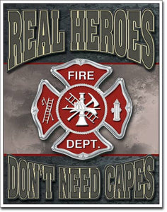 Real Heroes - Firemen 12.5"Wx16"H