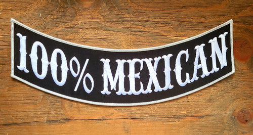 100% MEXICAN ROCKER PATCH 10