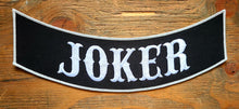 JOKER ROCKER PATCH 10"X3"