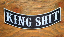 KING SHIT ROCKER PATCH 10"X3"