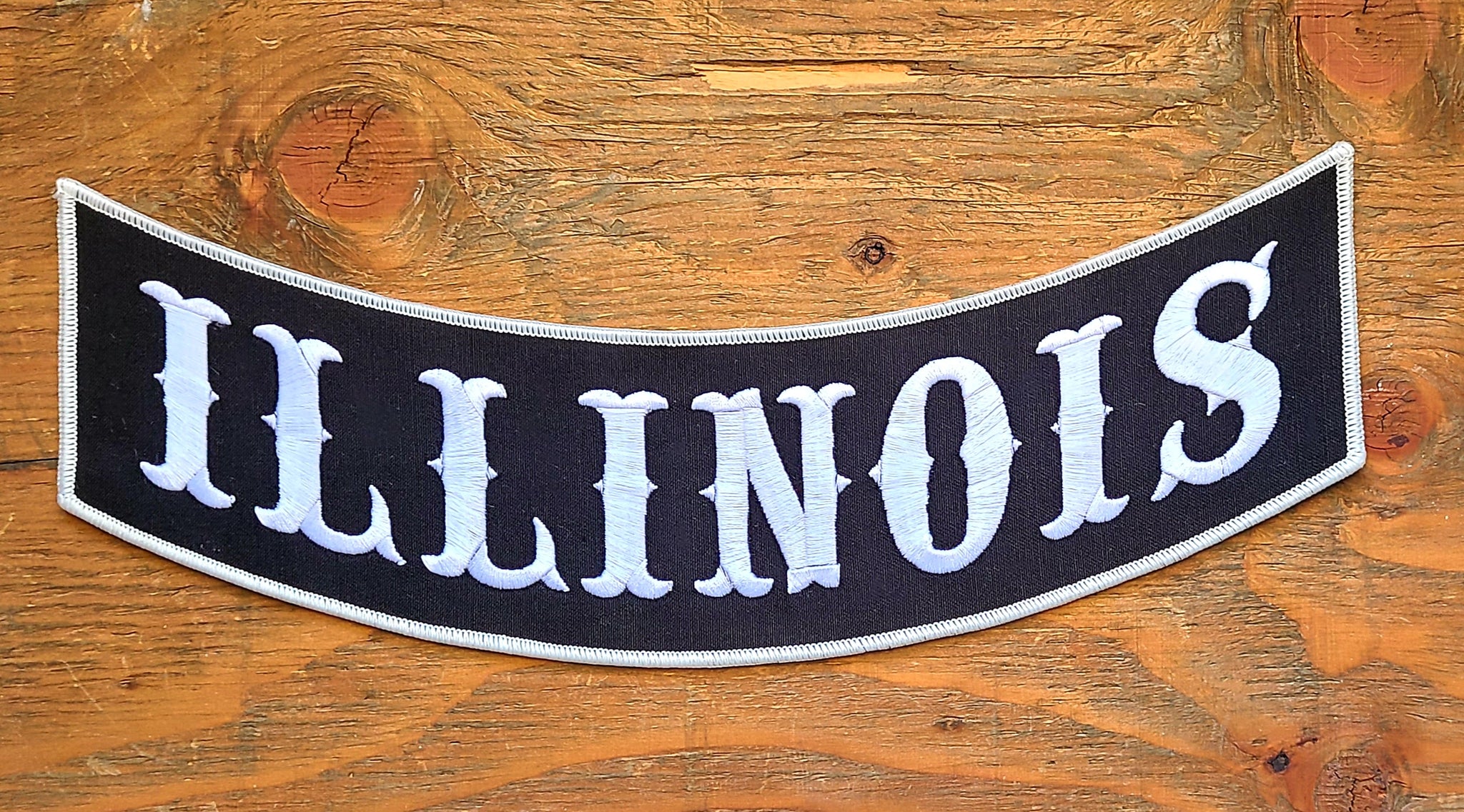 ILLINOIS ROCKER PATCH 12