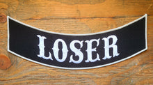 LOSER ROCKER PATCH 10"X3"