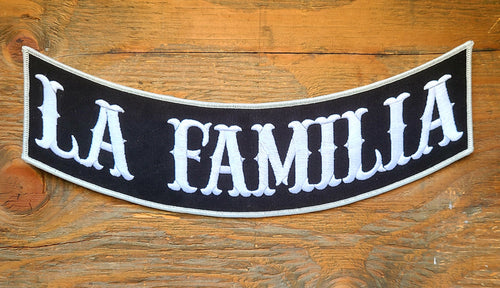 LA FAMILA BIKER ROCKER PATCH 12