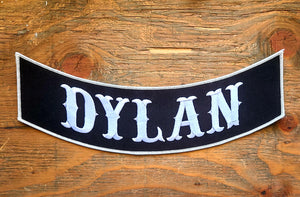DYLAN ROCKER PATCH 12"X3"