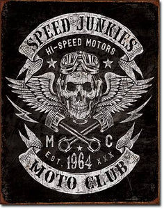 Speed Junkies 12.5"Wx16"H
