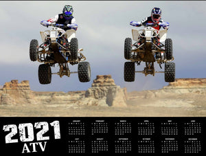 2021 ATV CALENDAR WITH FREE POSTER 50% OFF FREE SHIPPING!